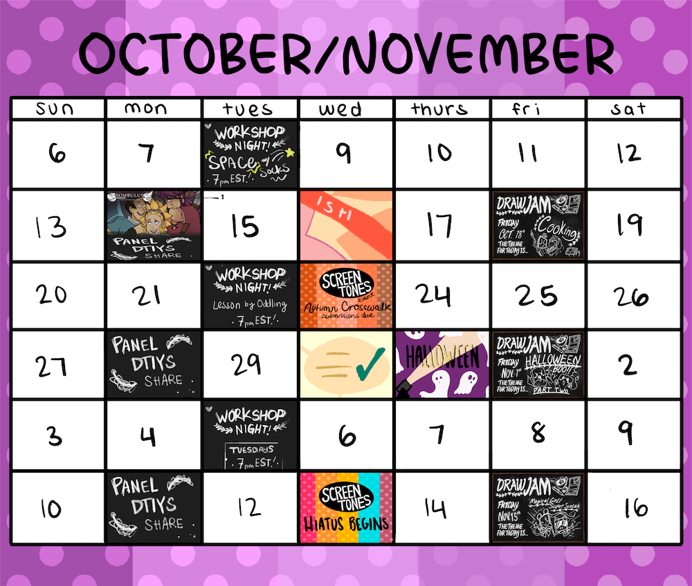 October/November Community Calendar