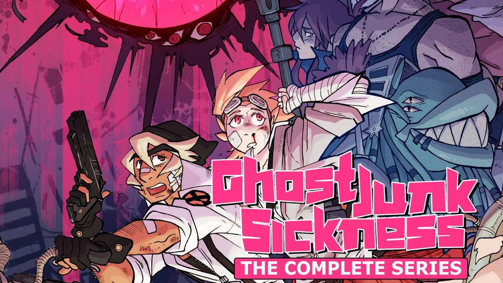 Title card for Ghost Junk Sickness - The Complete Series