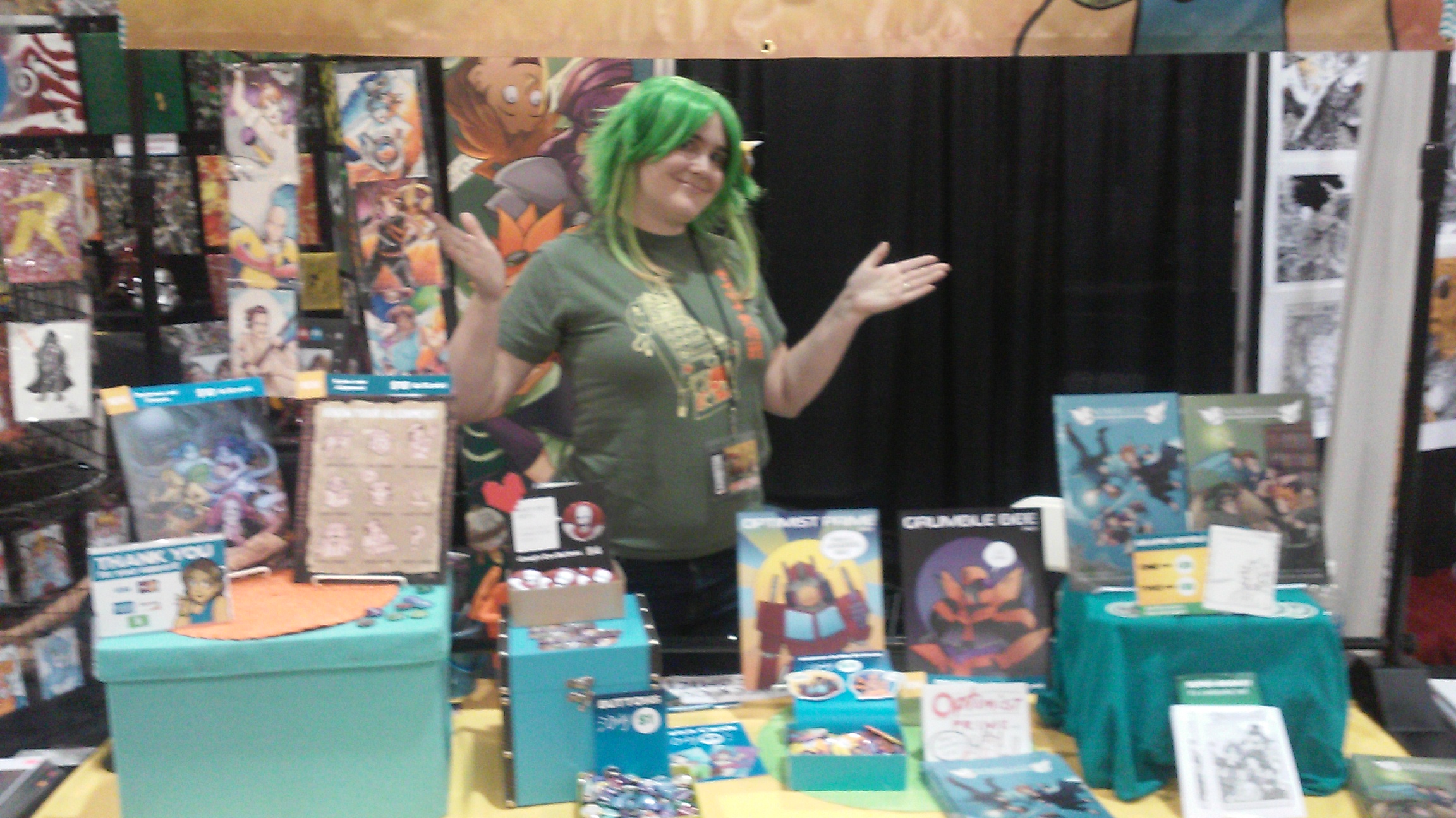 How to sell your webcomic stuff at conventions